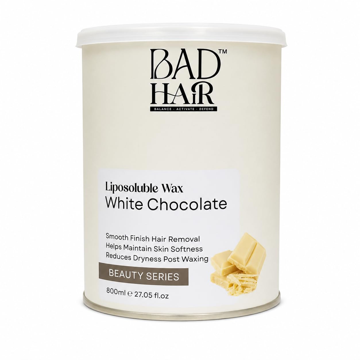BAD HAIR White Chocolate Liposoluble Wax 800ml