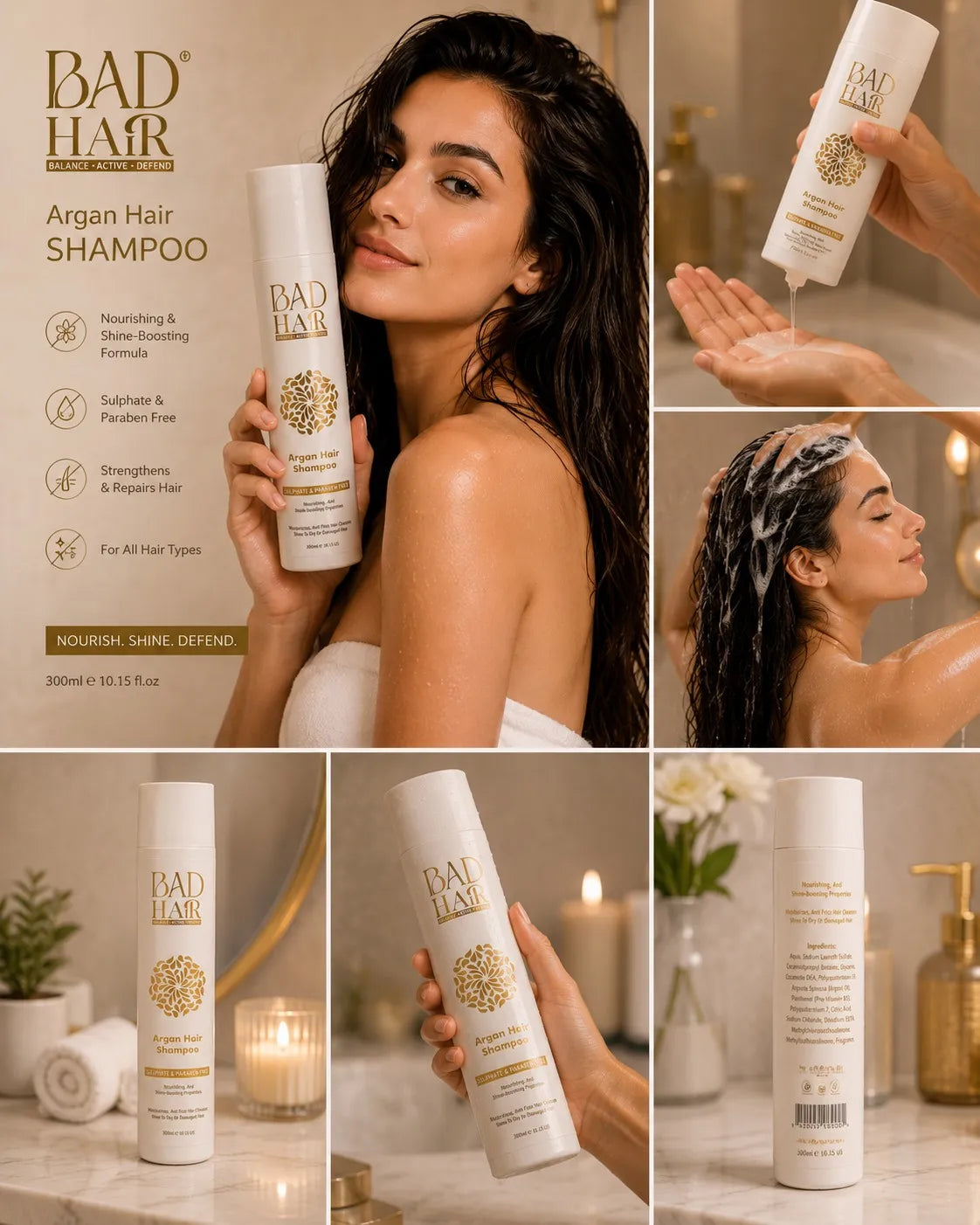 Bad Hair Argan Hair Shampoo