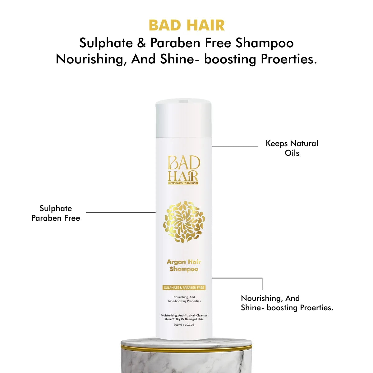 Argan Hair Shampoo | BAD HAIR