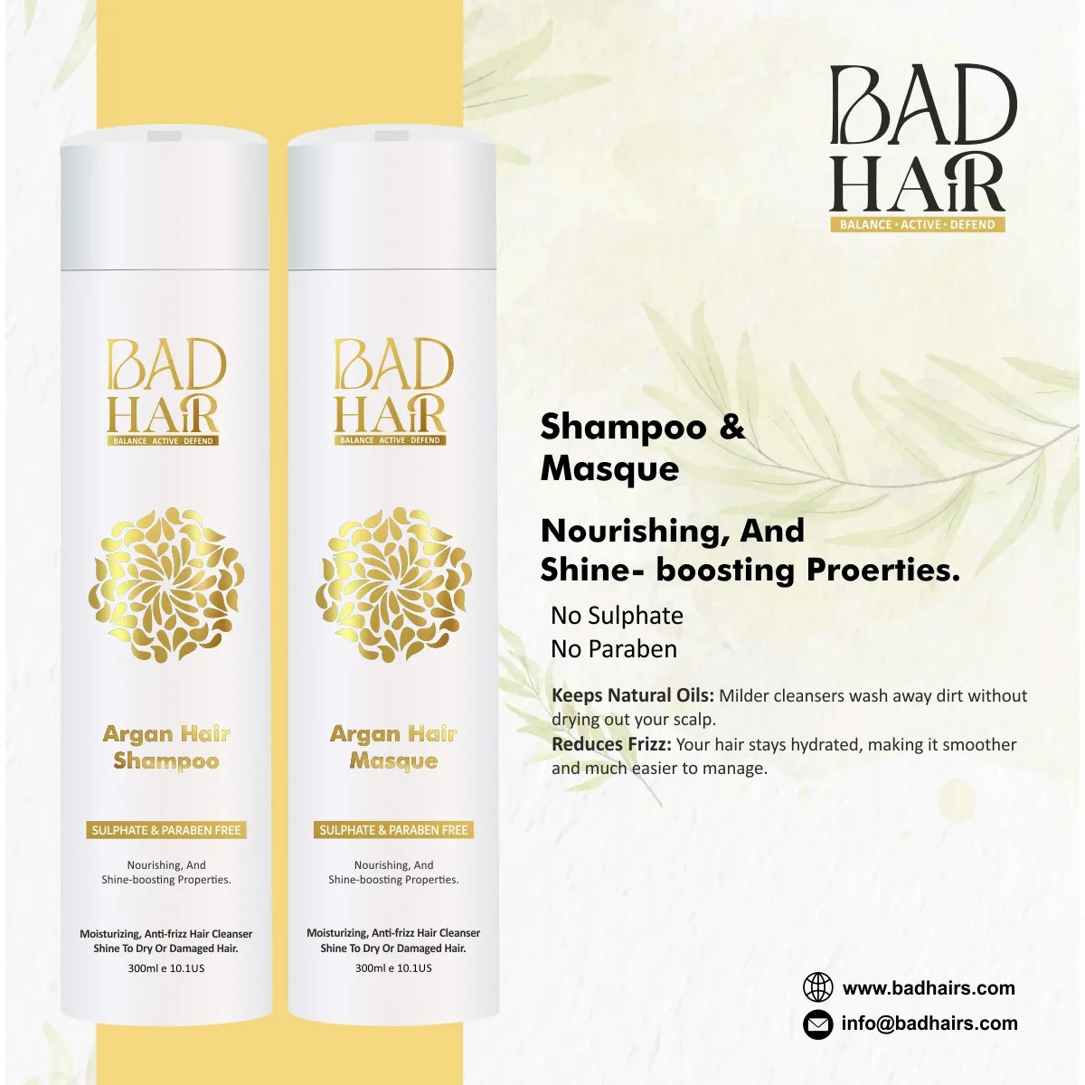 Argon Hair Mask | BAD HAIR